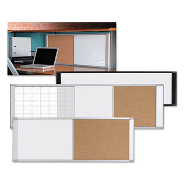 MasterVision® Cubicle Workstation Dry Erase Board, 36 X18, Black Aluminum Frame freeshipping - TVN Wholesale